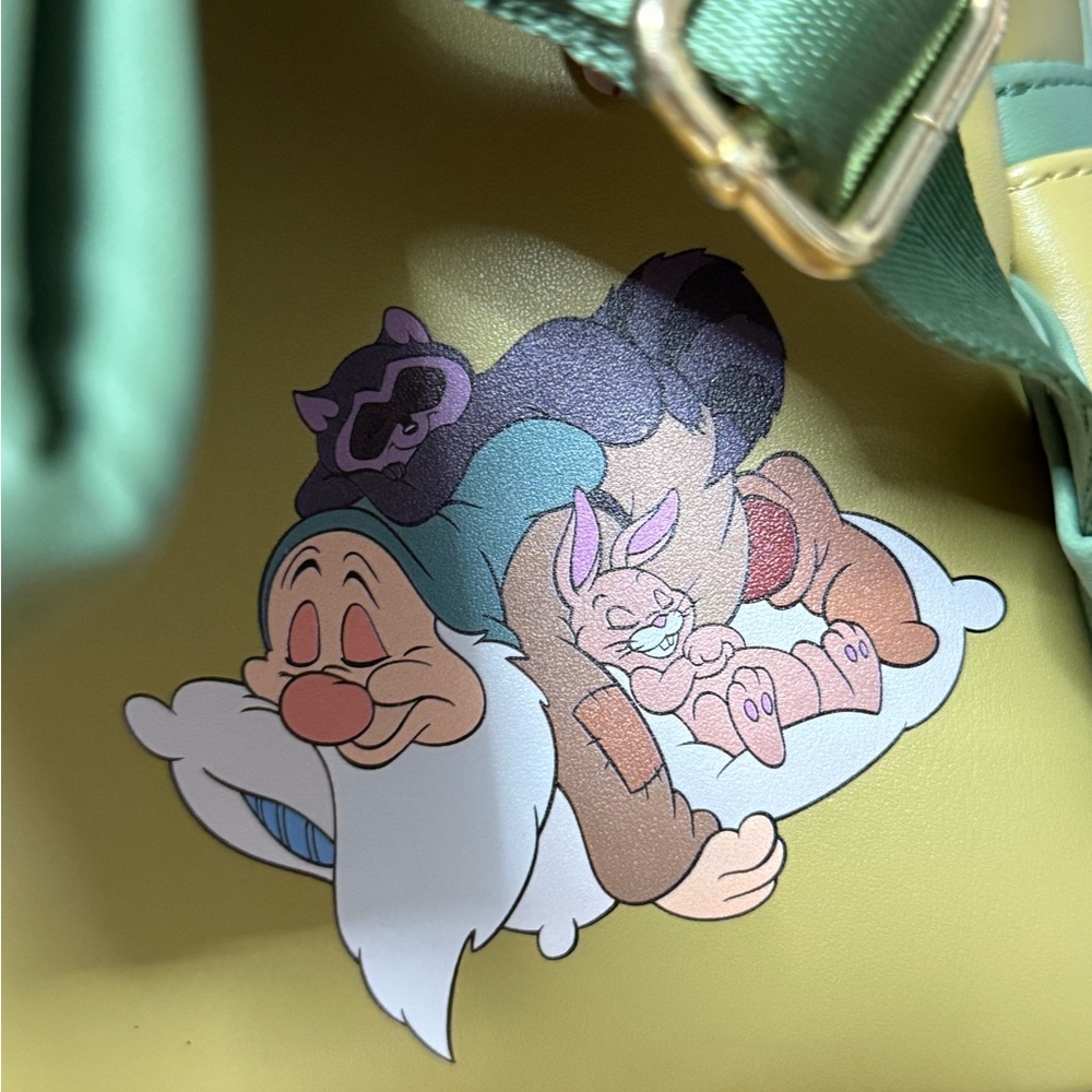 SOLD!! Disney Sleepy Dwarf Loungefly Backpack - Picture 5 of 7